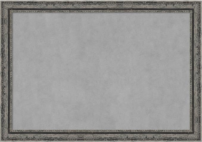Amanti Art Black Framed Magnetic Board 28x40 Large Vision Board by AmantiArt