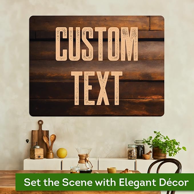 Custom Sign, Custom Street Sign, 11 Font Colors, 13 Font Styles, 4 Hole Options - Image 4