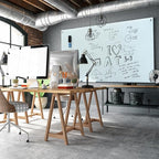 Magnetic Glass Dry Erase Board Frameless Wall Mounted White Board 40 * 72 - Image 6