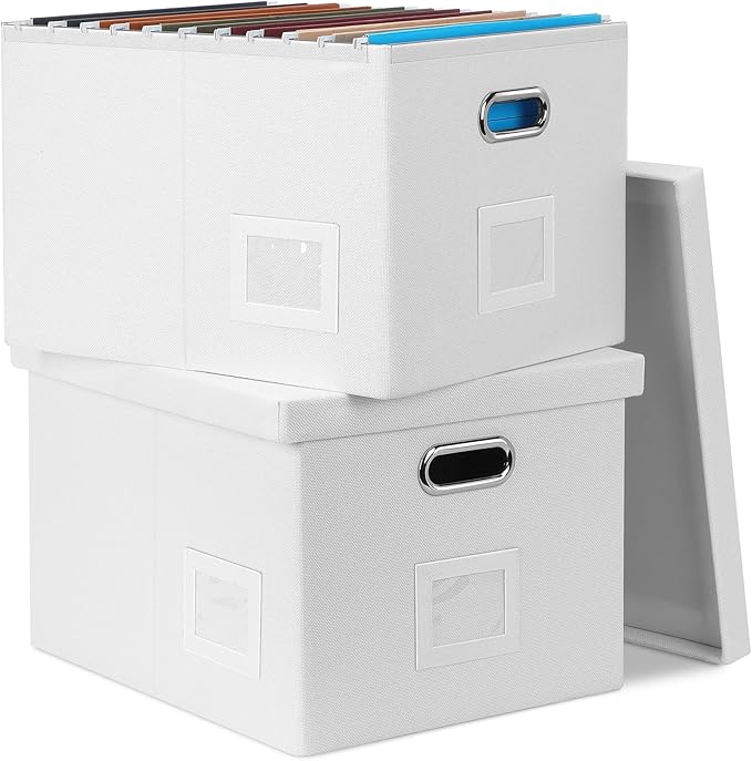File Organizer Box, Decorative Storage Filling Box by GraciadecoStorage