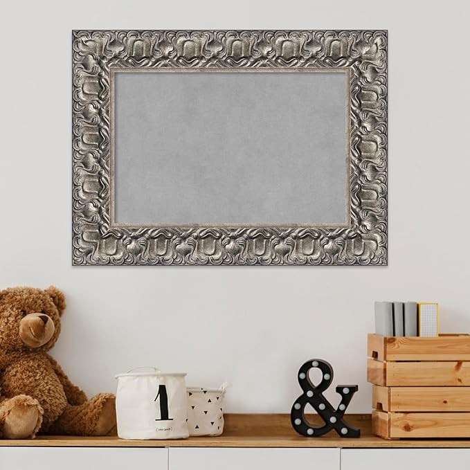 Amanti Art Silver Framed Magnetic Board 18x24 Small Vision Board - Image 5
