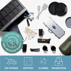 clevermade collapsible storage bins with lids, 46l 3, package contents