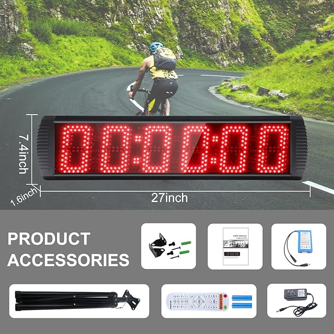 Large LED Display Digital Race Timer - Image 6
