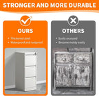 OPTYMIRA 3 Drawer File Cabinet - Image 6