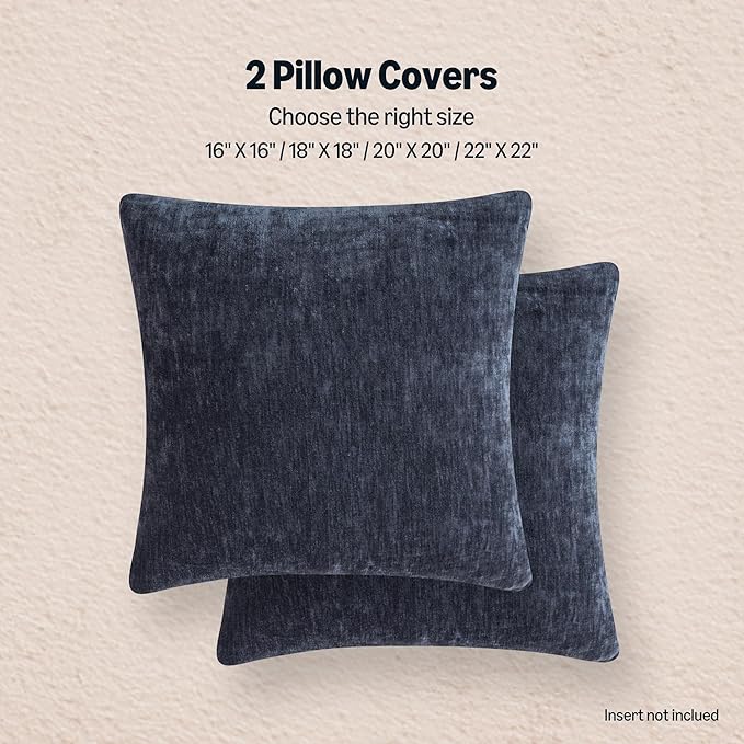 Amazon Basics Chenille Throw Pillow Covers, Home Decor Cushion Cover - Image 6
