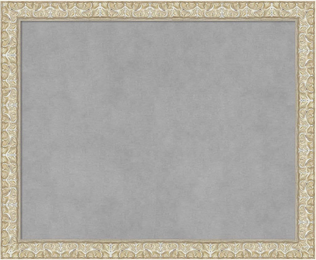 Amanti Art Silver Framed Magnetic Board 18x22 Small Vision Board