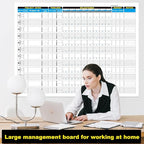 Large Project Management Vision Board, Laminated Wall Planner - Image 6