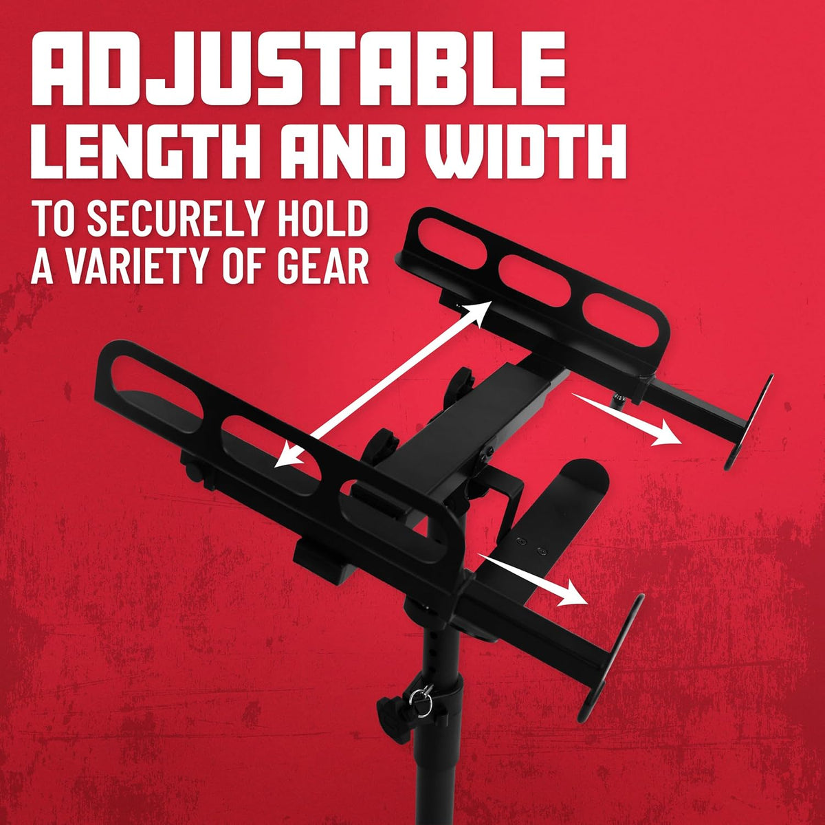 Gator Frameworks Adjustable Rolling Mixer Stand (GFW-MIXERCART-0400)