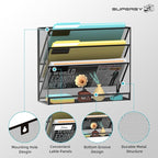 SUPEASY Wall File Organizer Mesh Office Mail Holder, Hanging Wall Organizer - Image 4