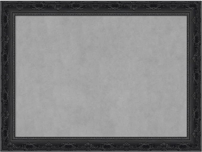 Amanti Art Black Framed Magnetic Board 24x32 Medium Vision Board by AmantiArt