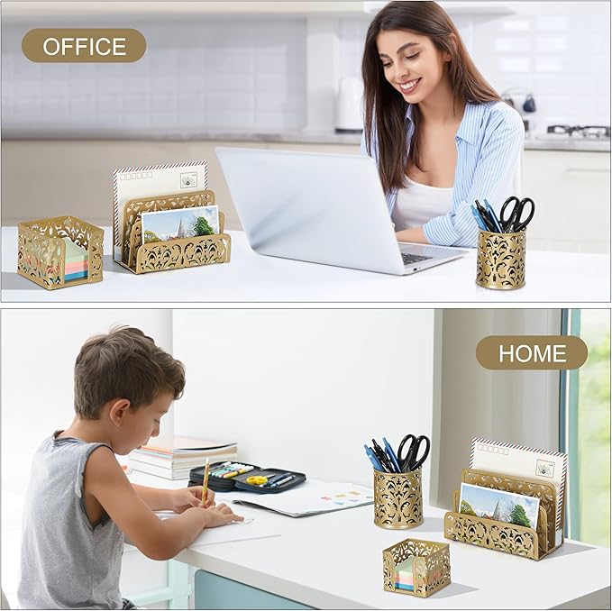 EasyPAG Desk Organizers and Accessories 3 Pieces Office Organizer Set - Image 7