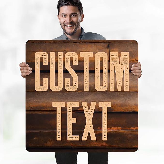 Custom Sign, Custom Street Sign, 11 Font Colors, 13 Font Styles, 4 Hole Options - Image 2