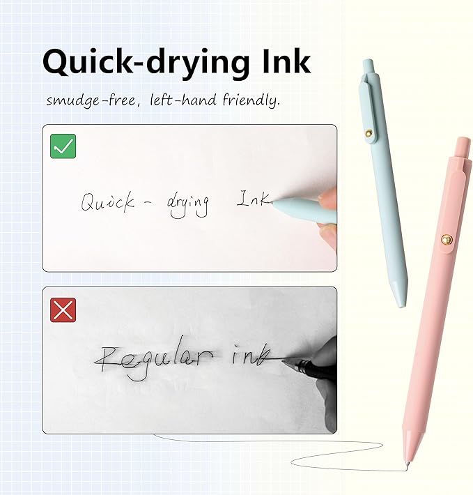 CRYLLIS Gel Pens, Smooth Writing Nursing, Fine Point, Office Supplies Pack - Image 4