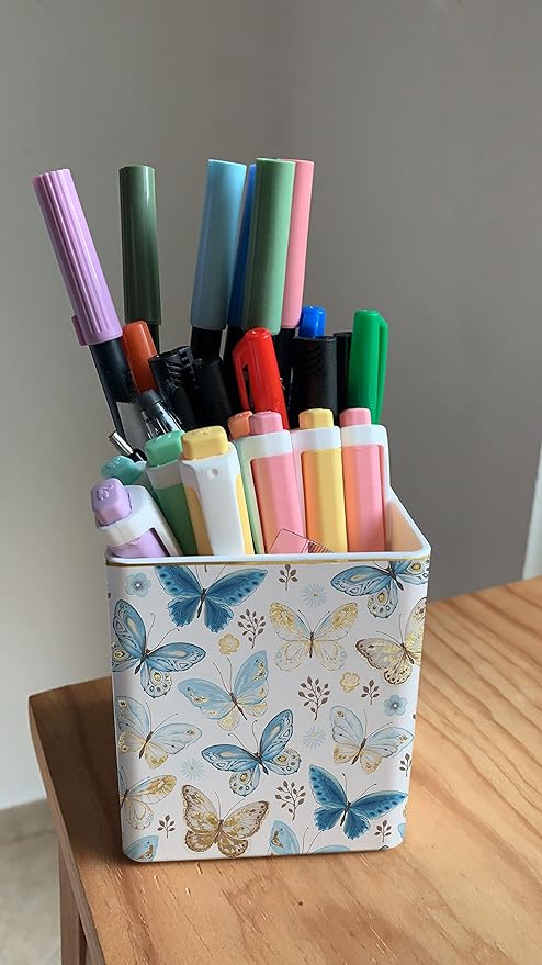 LEAZUL Pen Pencil Holder, Makeup Brush Holder, Ceramic Remote Control Holders - Image 3