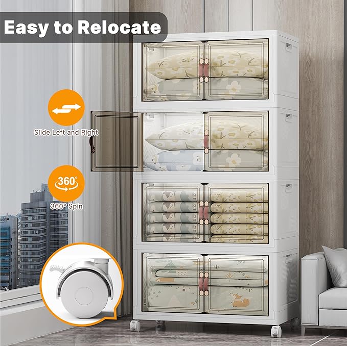 UAMFURI Extra Large Stackable Storage Bins - Image 5