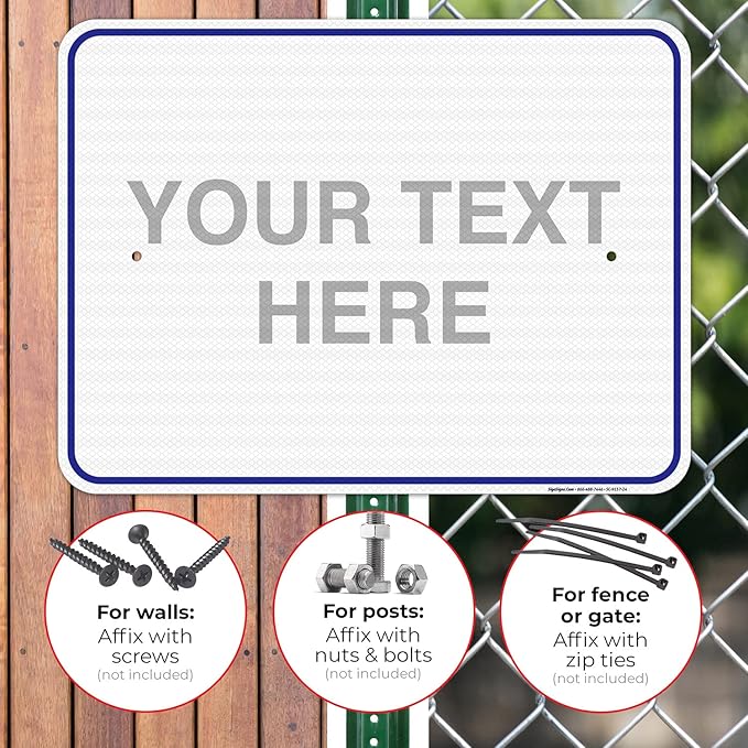 Custom Sign, Personalized Metal Signs, Customize - Image 4