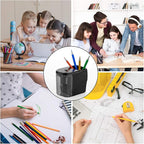 Electric Pencil Sharpener Heavy-Duty Helical Blade Sharpener USB/Battery - Image 5