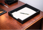 Dacasso Bonded Leather Desktop Tray Luxury Letter Holder & Paper Organizer - Image 4