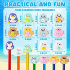 20 pcs Ocean Animal Pencil Topper Erasers - Image 2