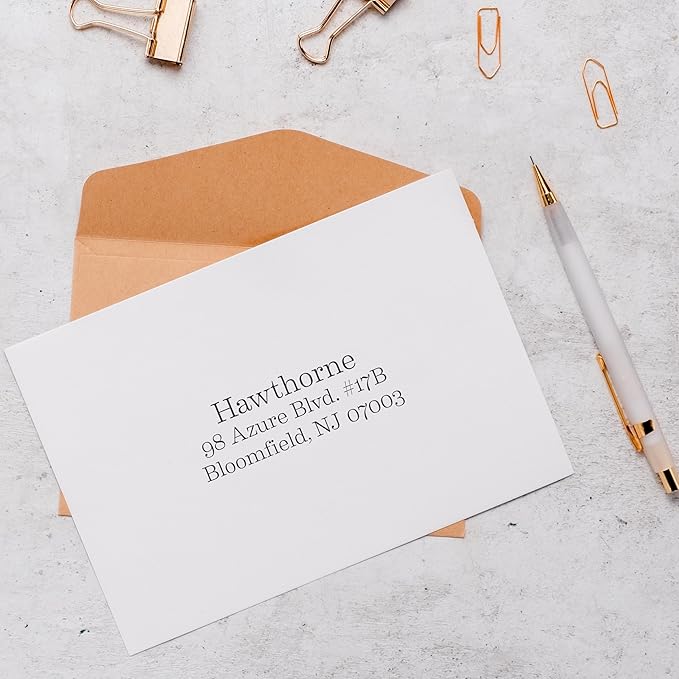 Address Stamp - Custom Stamps for Mailing I Create Personalized Name and Return - Image 5