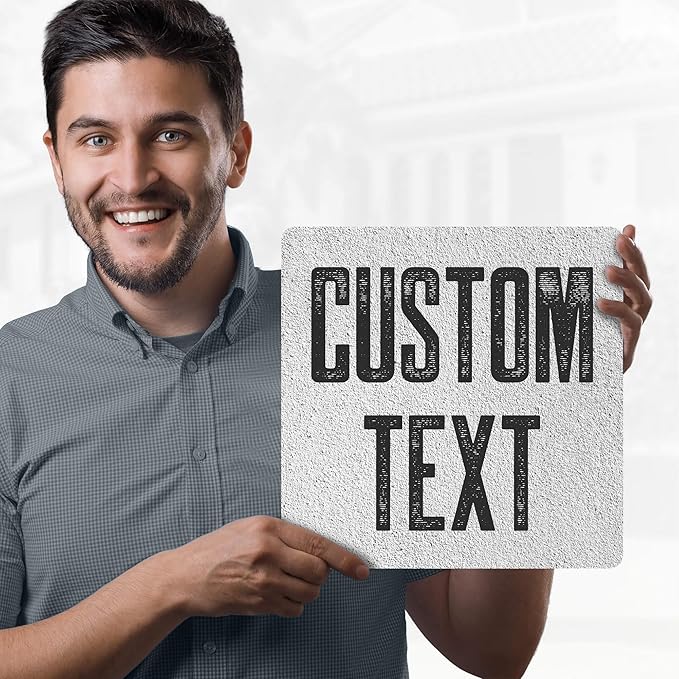 Custom Sign, Custom Street Sign, 11 Font Colors, 13 Font Styles, 4 Hole Options - Image 2