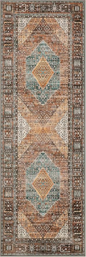 GENIMO 2x10 Runner Rugs for Hallway, Machine Washable Non Slip Vintage Rugs - Image 7