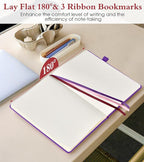 PAIBAS Blank Journal Notebook for Women Men, 160 Pages, A5 Hardcover Sketchbook - Image 5