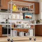 M MZG 5 Tiers Shelf 1750 lbs Steel Storage Shelving Utility Shelving Unit Steel - Image 6