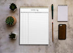 Better Office Products Activity Log Notepad, 8.5" x 11", Planning Note Pad - Image 3