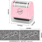 Miseyo Identity Theft Protection Roller Stamp Set - Image 2