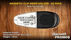 50 Magnetic Memo Holders Set - Image 4