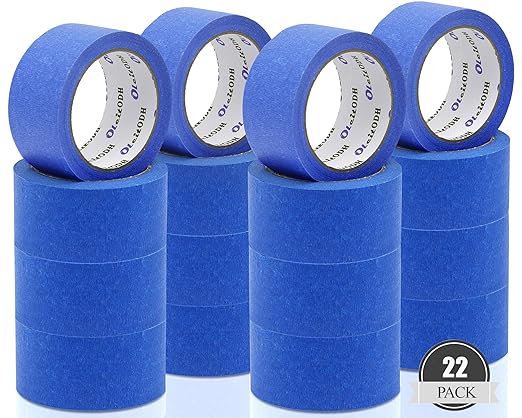 Oleitodh 22 Rolls Blue Painters Tape Bulk 2 inch x 55 Yards, Painters Masking by Oleitodh