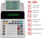 Sharp El-1501 Compact Cordless Paperless Large 12-Digit Display Desktop - Image 3
