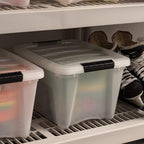 IRIS USA 19 Qt Stackable Plastic Storage Bins - Image 9