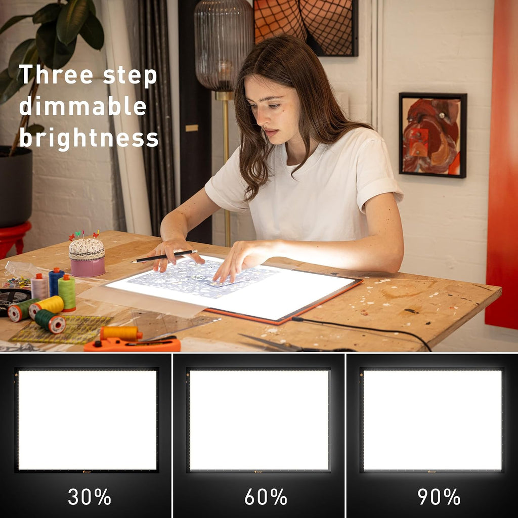 wafer 2 lightbox - a3 light pad for, package contents