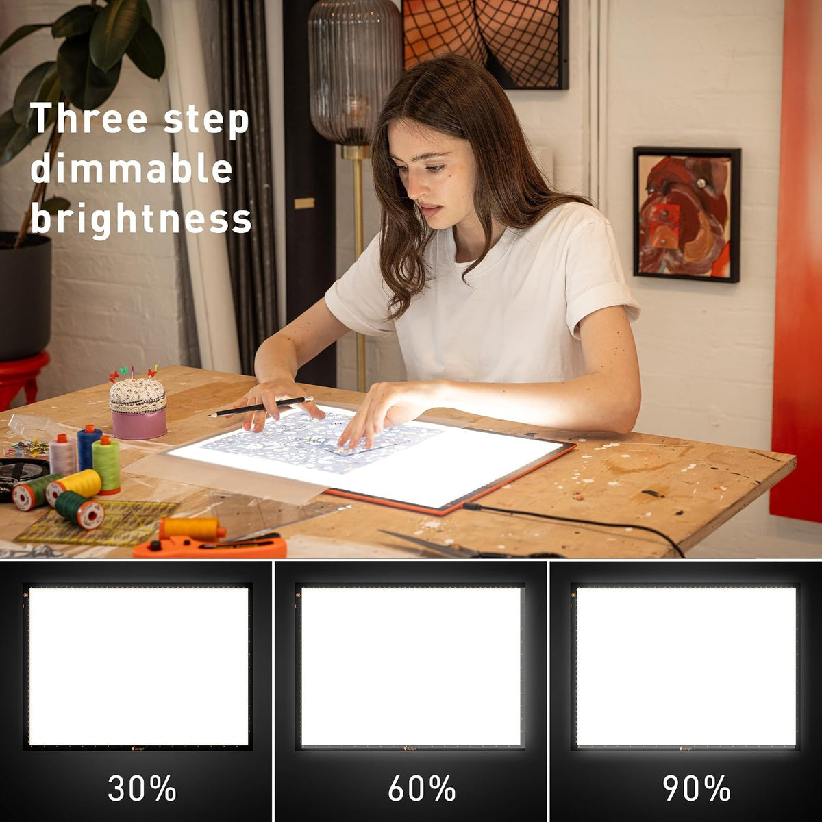 wafer 2 lightbox - a3 light pad for, package contents