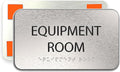 ADASigns Equipment Room Sign 7" W x 4" H by ADASigns