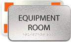 ADASigns Equipment Room Sign 7" W x 4" H by ADASigns