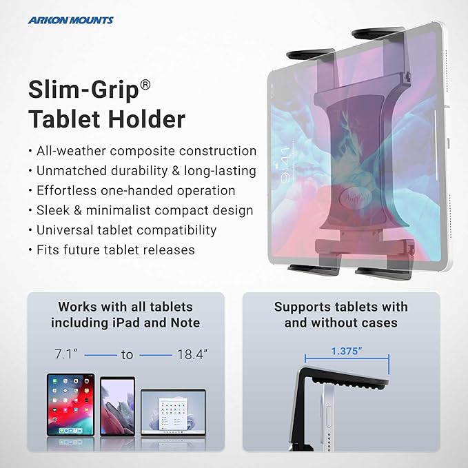 ARKON Mounts - Heavy Duty Tablet Holder - Image 3
