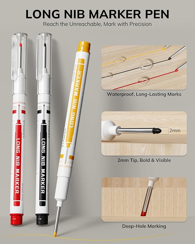 STAGEEK 3PCS Carpenter Pencils - Image 4