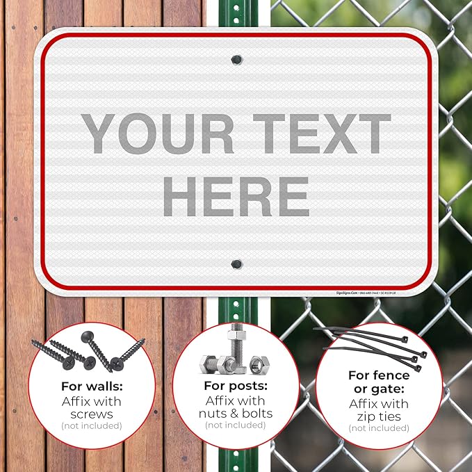 Custom Sign, Personalized Metal Signs, Customize - Image 4