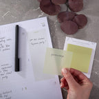 DiverseBee 50 Sheets Pastel Transparent Sticky Notes, 3x3” Clear Sticky Tabs - Image 4