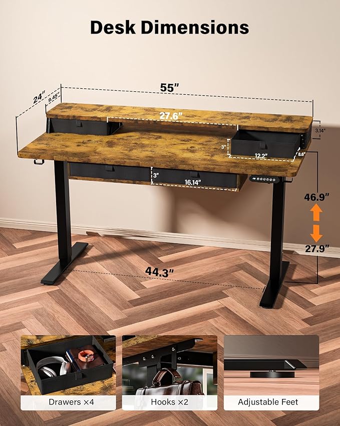 FiCiHi Electric Standing Desk - Image 2