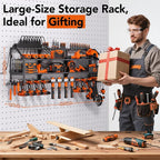 YFFSRJDJ Extra Large Power Tool Organizer Wall Mount - Image 7