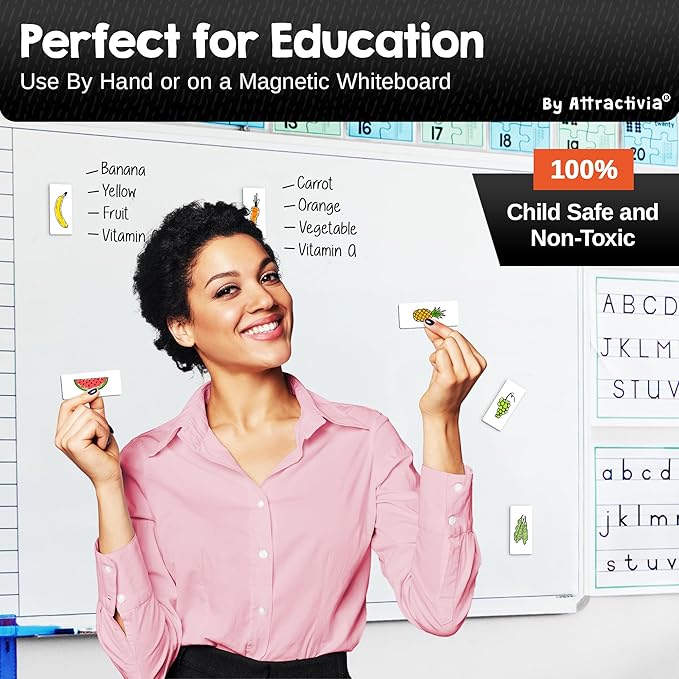 Attractivia Dry Erase Magnetic Labels 2.8 x 1.2 in, Dry Erase Magnets, - Image 6