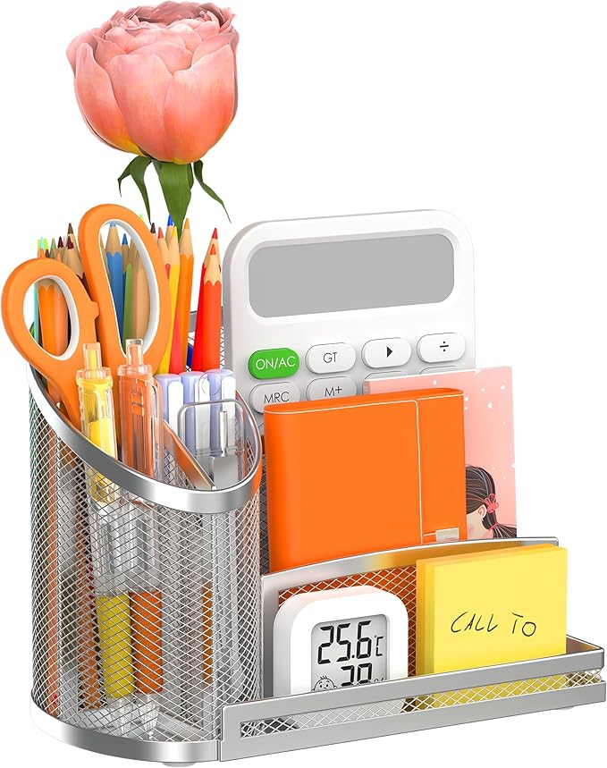 OrgMate 3 Compartment Pen Holder by OrgMate