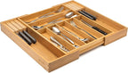 Bamboo Drawer Organizer with Knife Blocks - Image 6