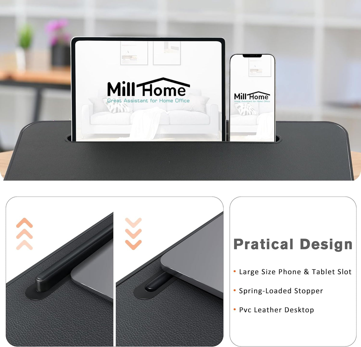 Lap Desk with Cushion, Fits up to 17 inch Laptop, Pillow Designed, Portable L...