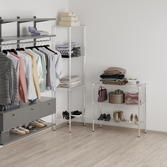 Regal Altair 14" Deep x 36" Wide x 34" Height Wire Shelving Kit | 3-Tier | NSF - Image 7