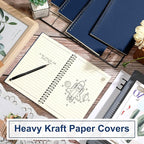 Yahenda 2 Pcs Spiral Notebook Bulk A5 Journal Lined 8.3'' x 5.5'' Writing - Image 5